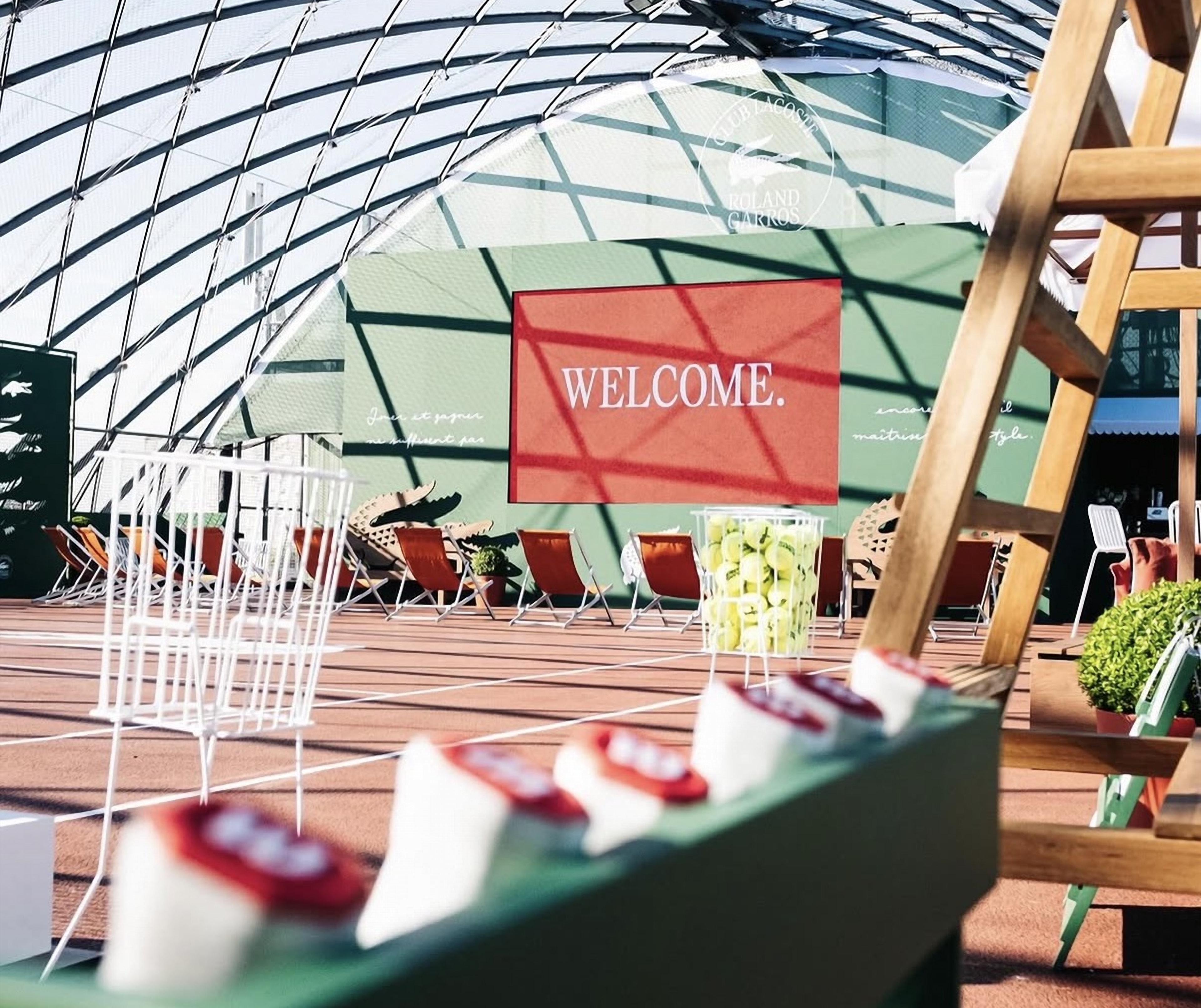 Activation Lacoste x Roland-Garros
